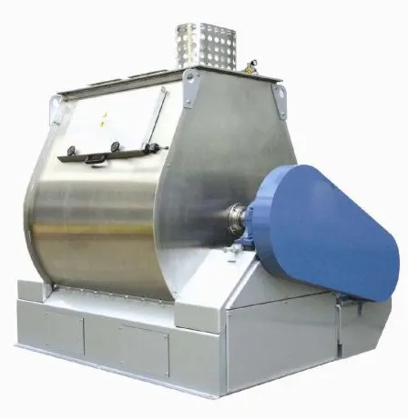 single and double shaft paddle mixer